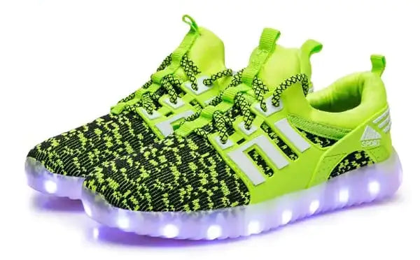 Kids' GlowStride USB Rechargeable Sneakers