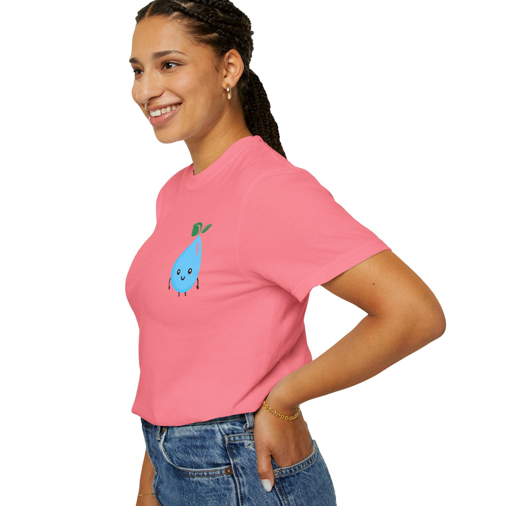 Cute Water Drop Unisex T-Shirt - Eco-Friendly Graphic Tee