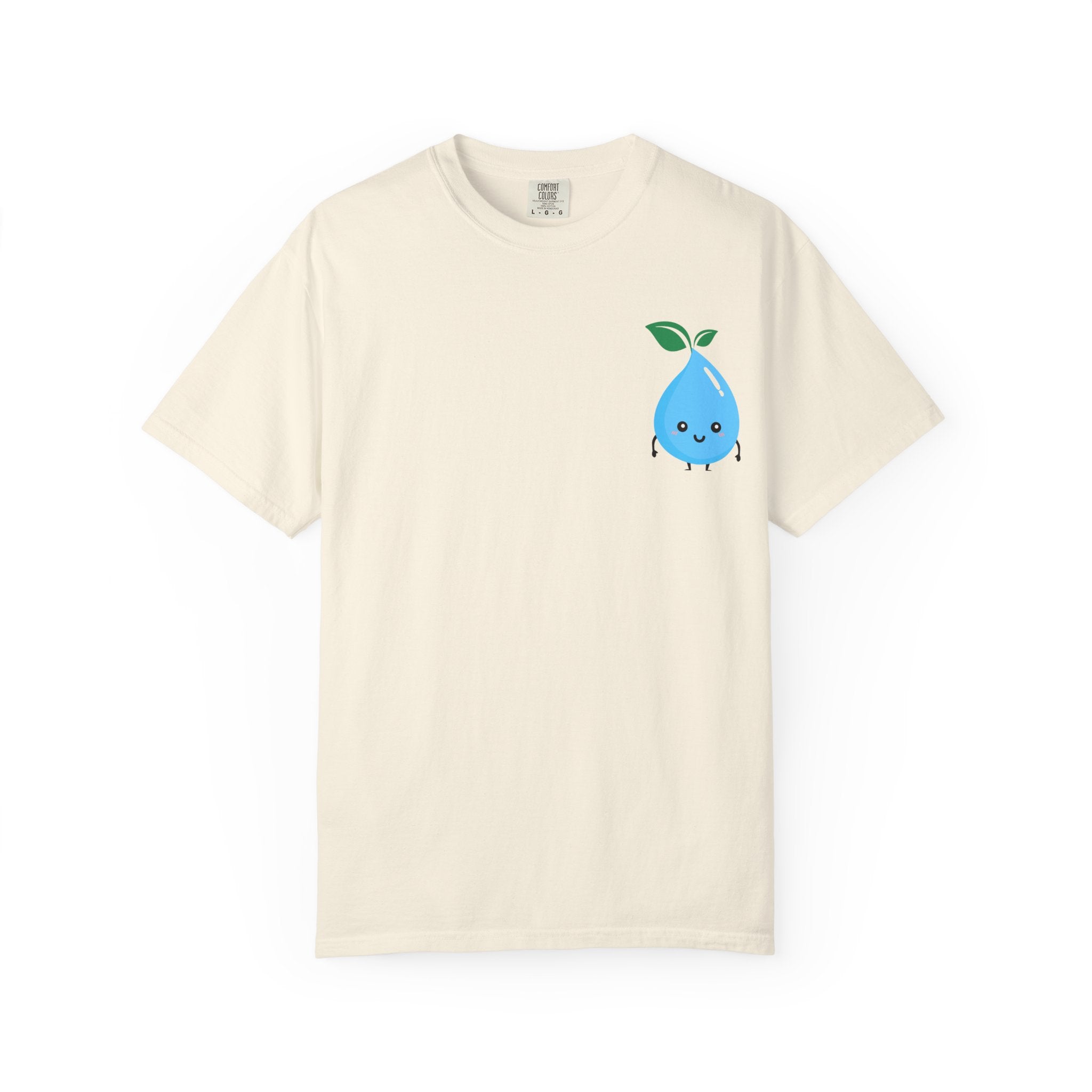 Cute Water Drop Unisex T-Shirt - Eco-Friendly Graphic Tee