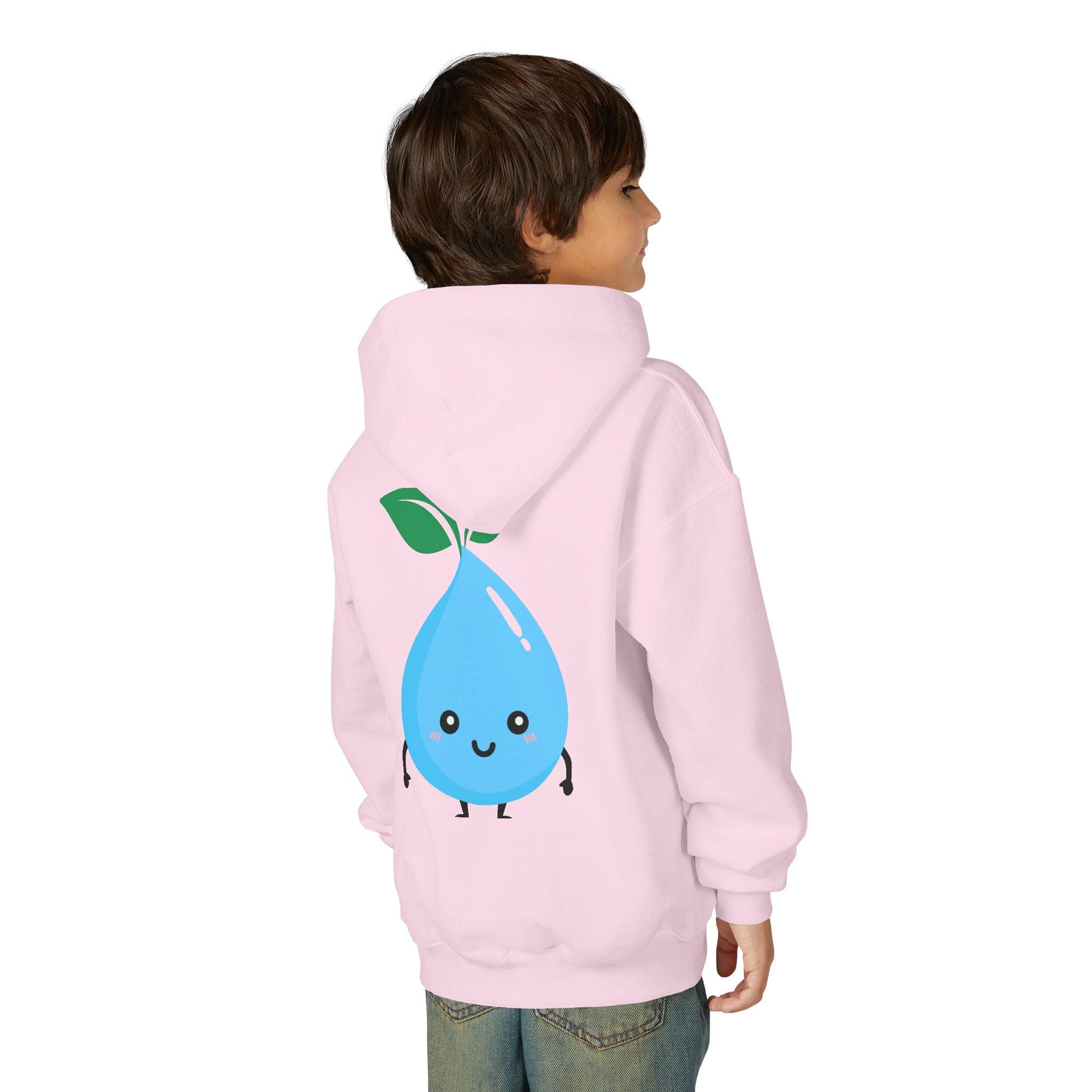Cute Water Drop Youth Hoodie