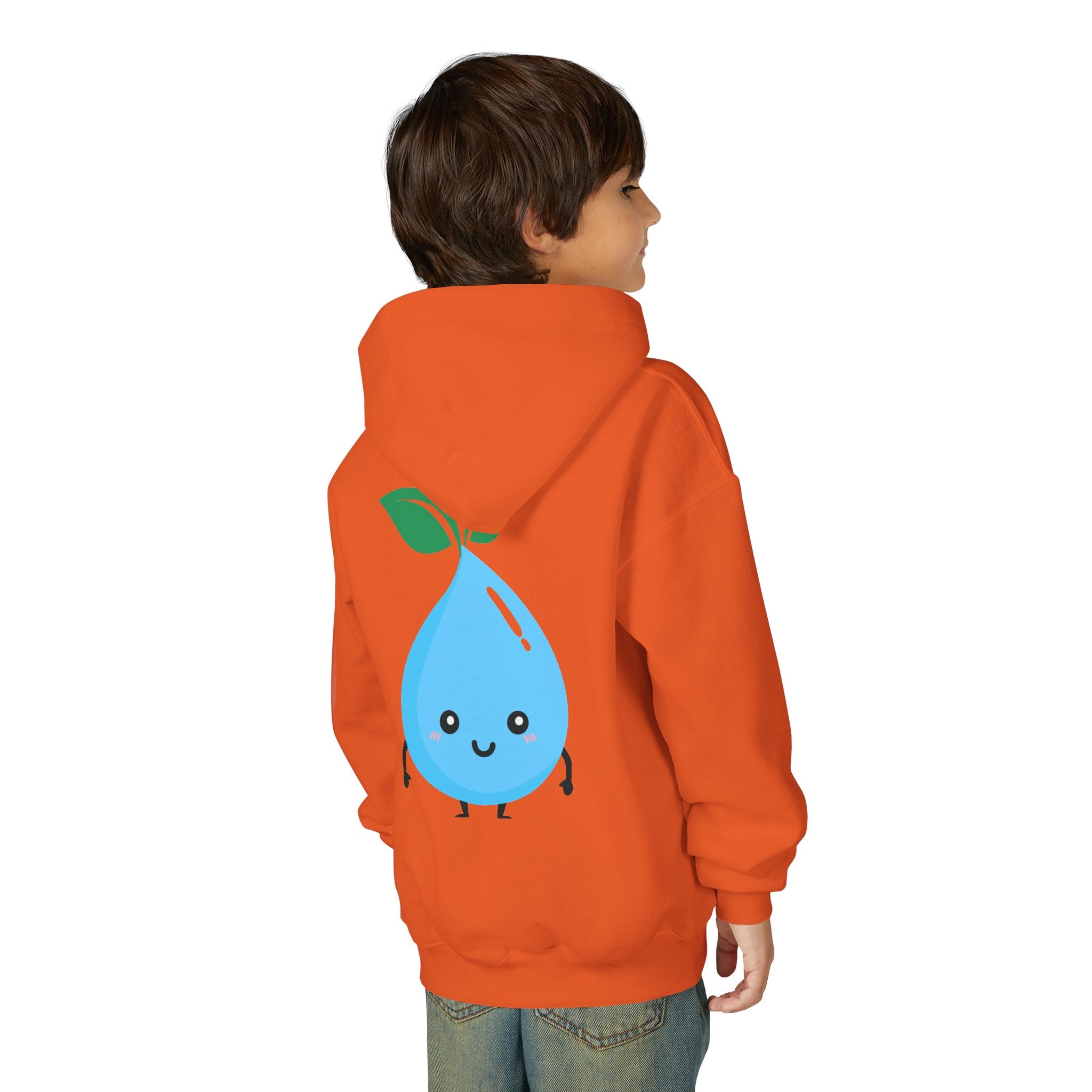 Cute Water Drop Youth Hoodie
