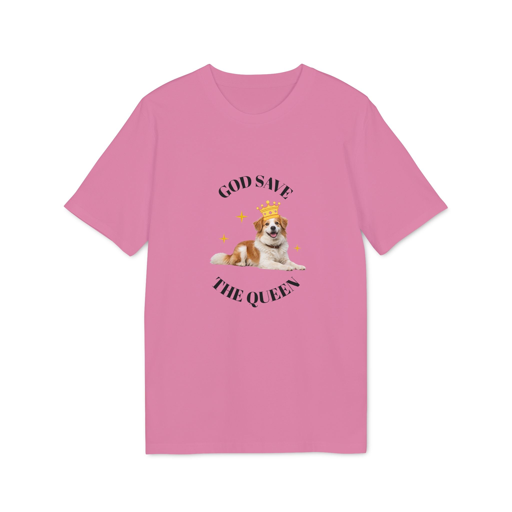 God Save The Queen T‑Shirt — Cute Crowned Dog Graphic Tee