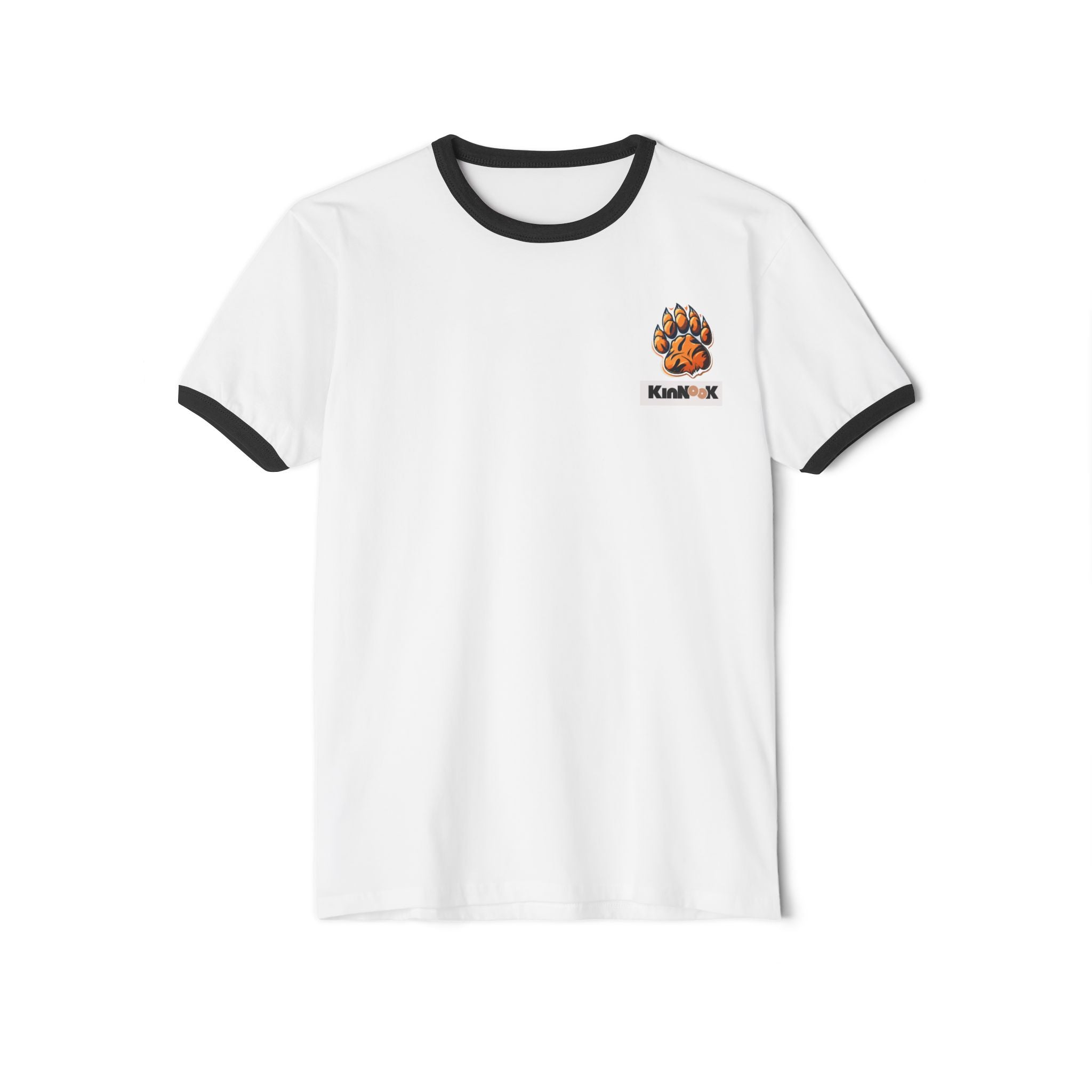 Leopard Portrait Ringer Tee — Detailed Wildlife Graphic T-Shirt