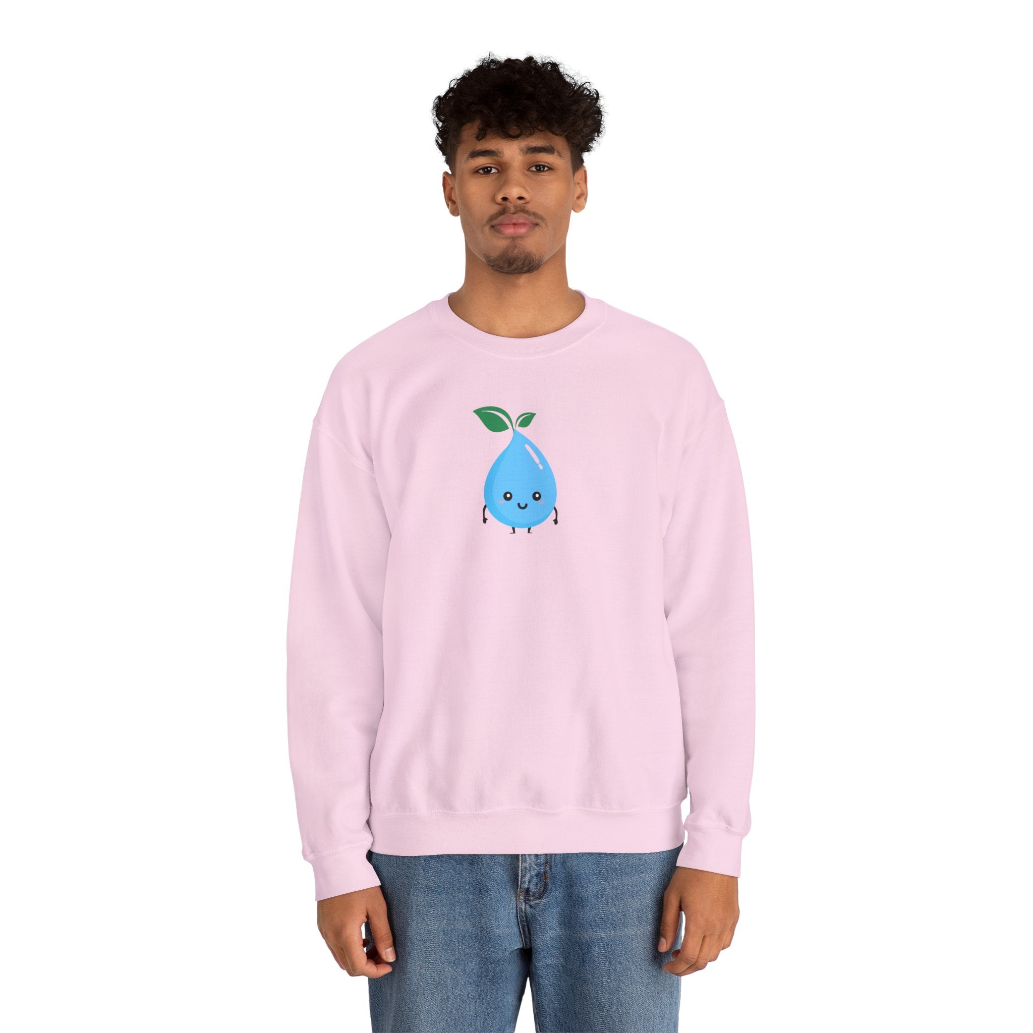 Cute Water Drop Crewneck Sweatshirt