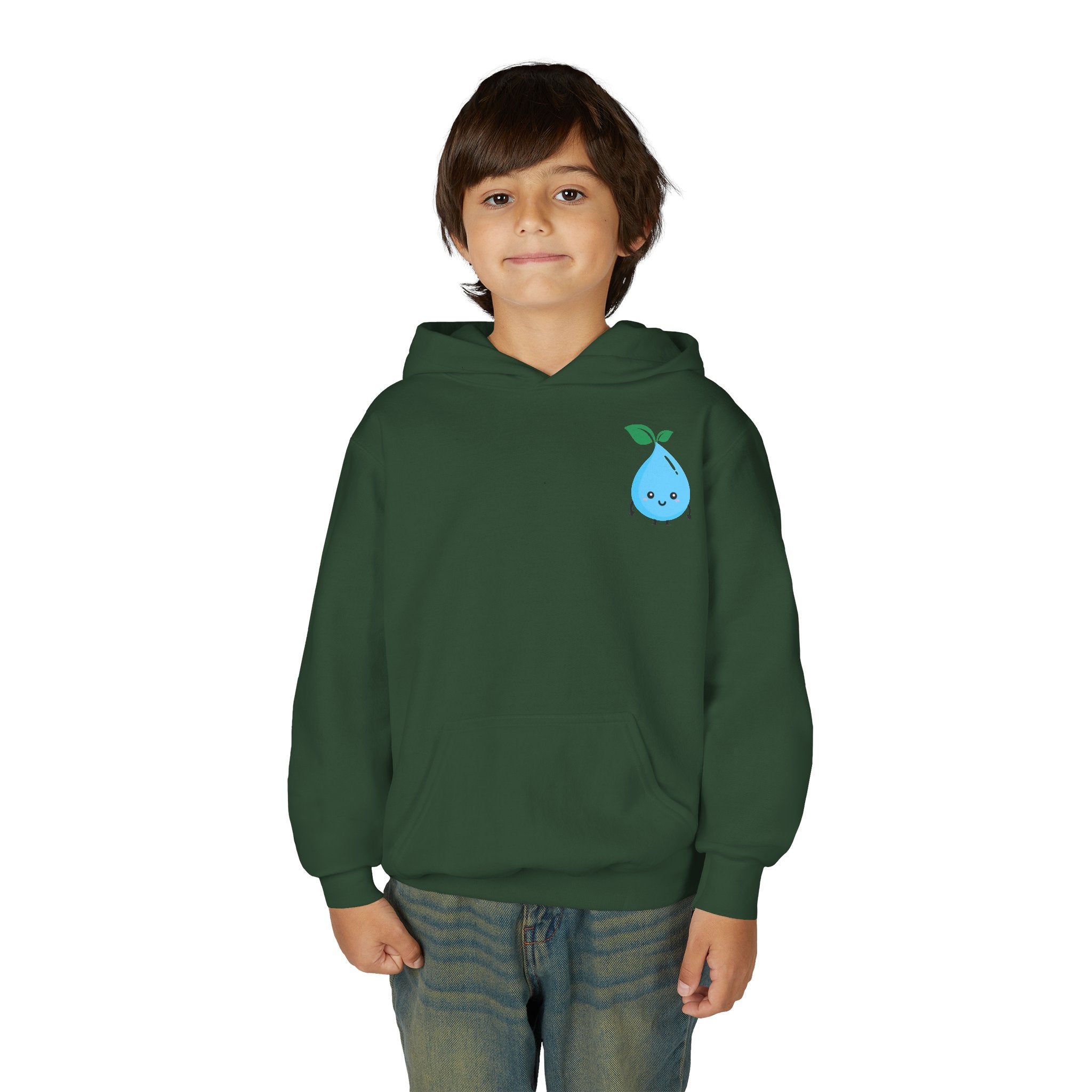 Cute Water Drop Youth Hoodie