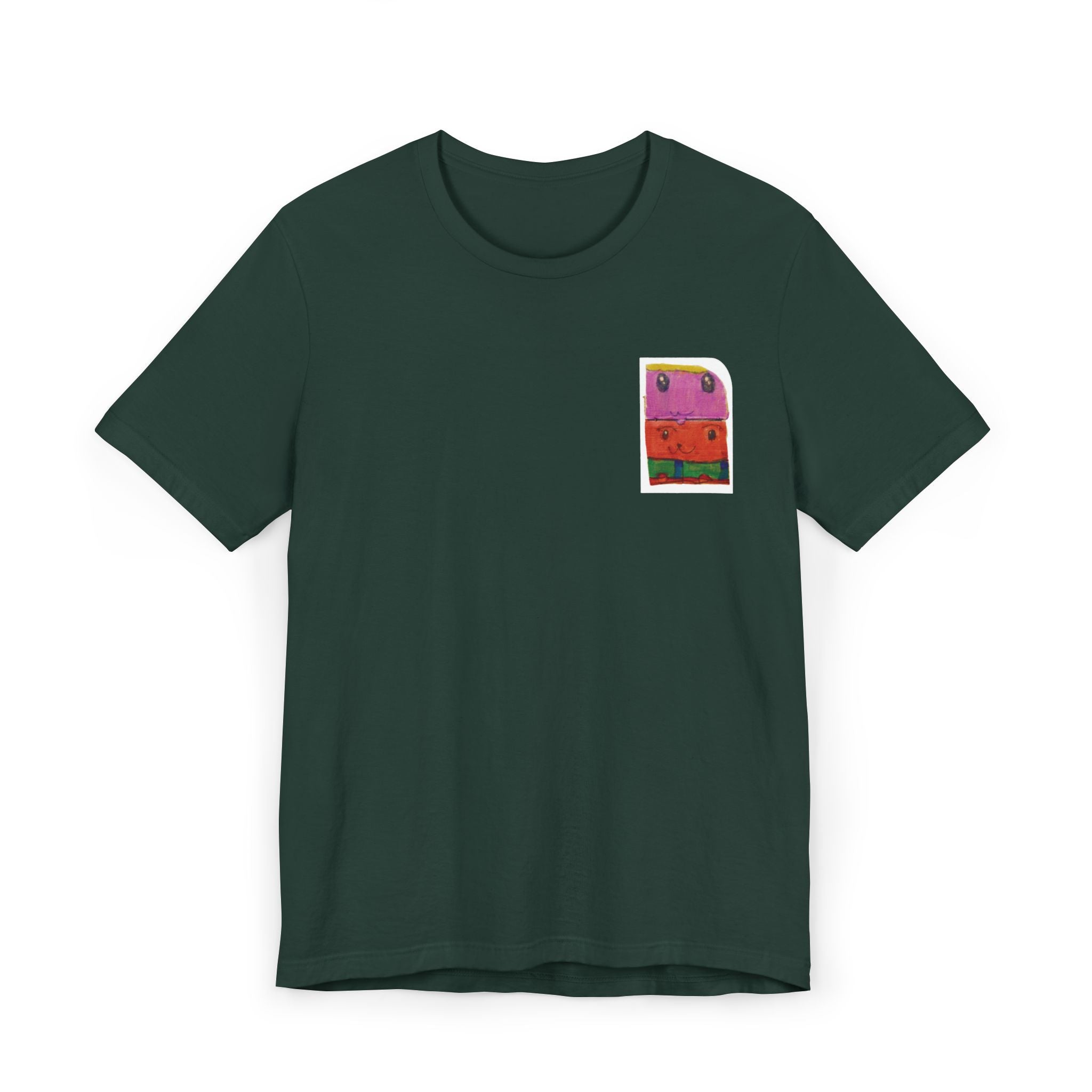 Besties T-Shirt | Colorful Pocket Watermelon Illustration