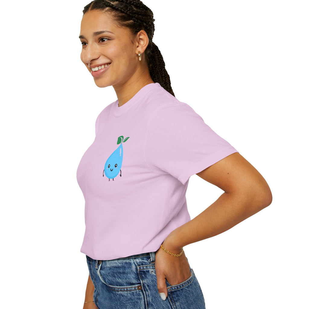 Cute Water Drop Unisex T-Shirt - Eco-Friendly Graphic Tee