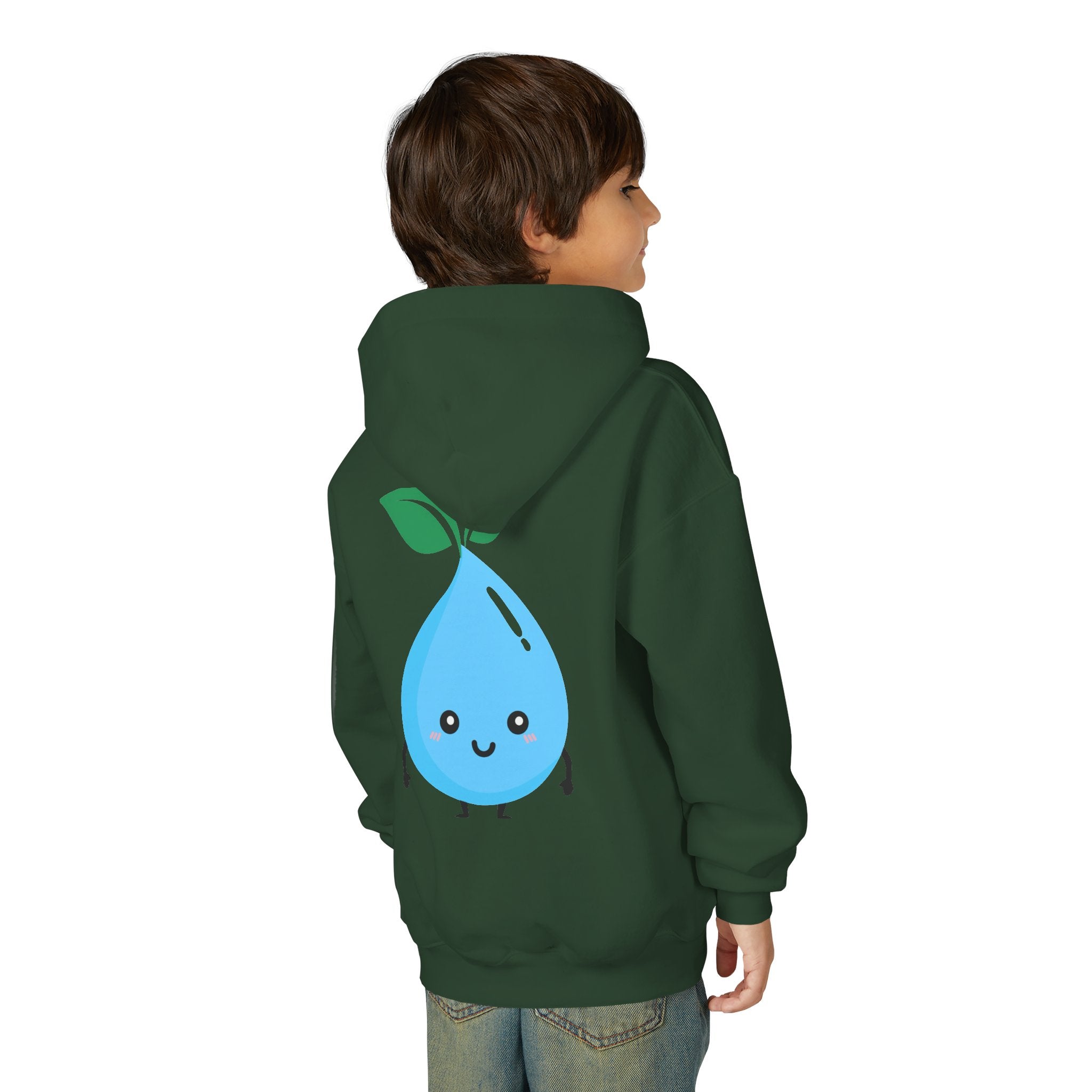 Cute Water Drop Youth Hoodie