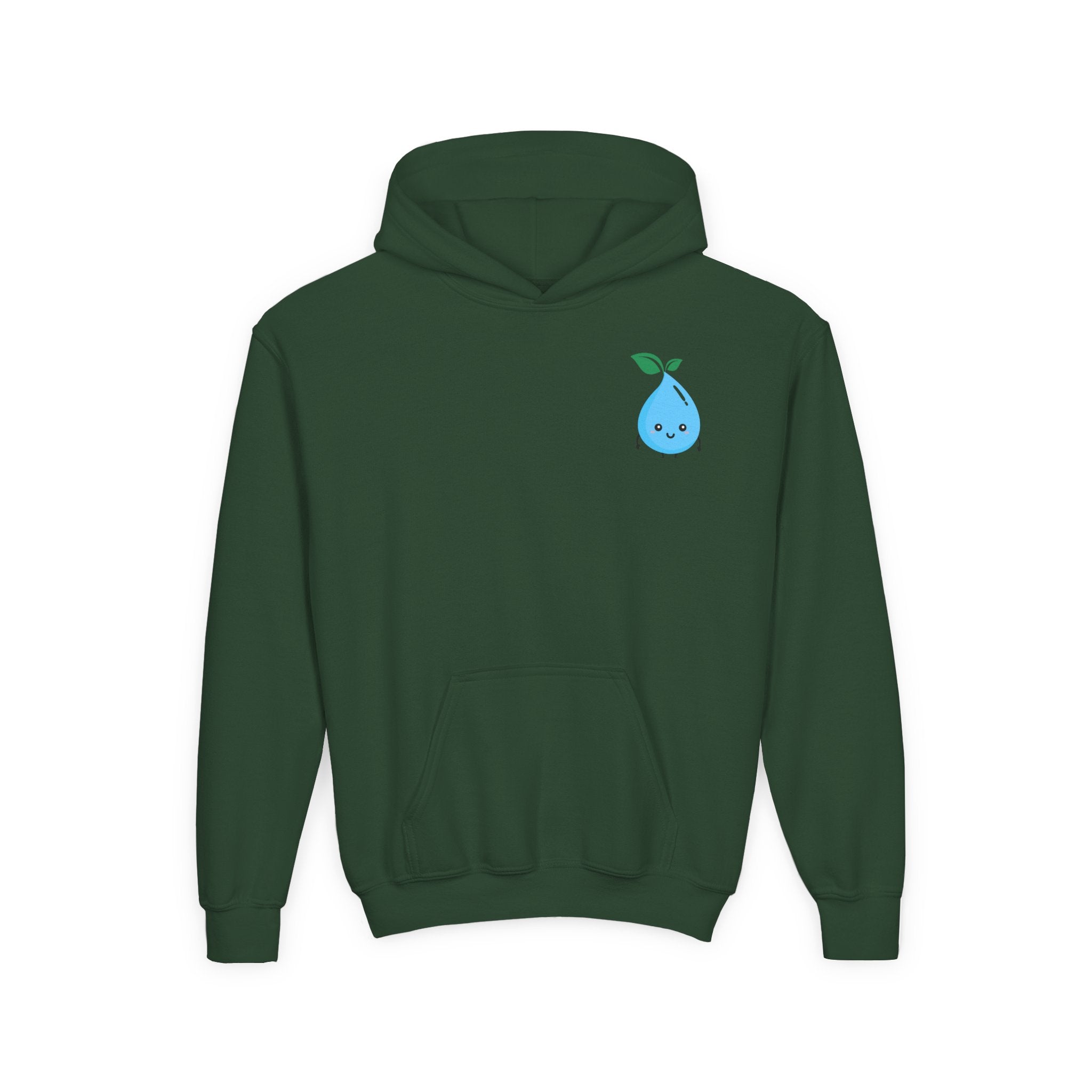 Cute Water Drop Youth Hoodie