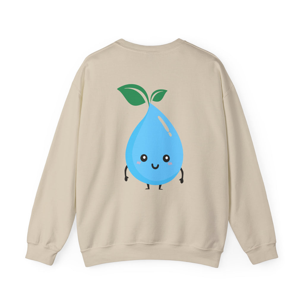 Cute Water Drop Crewneck Sweatshirt