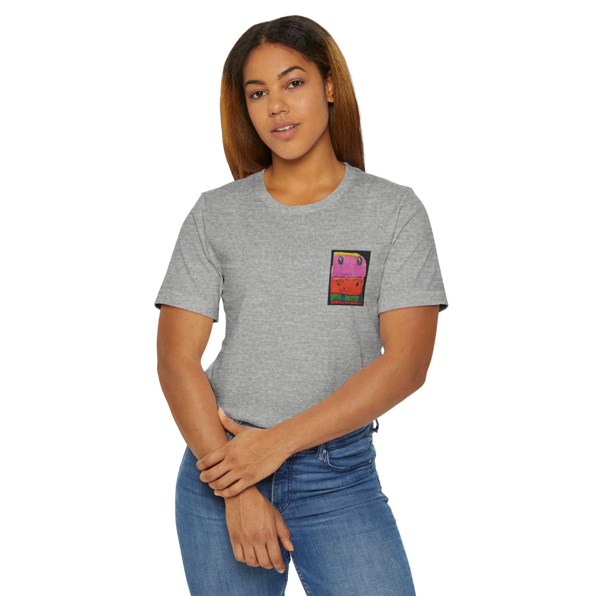 Besties T-Shirt | Colorful Pocket Watermelon Illustration