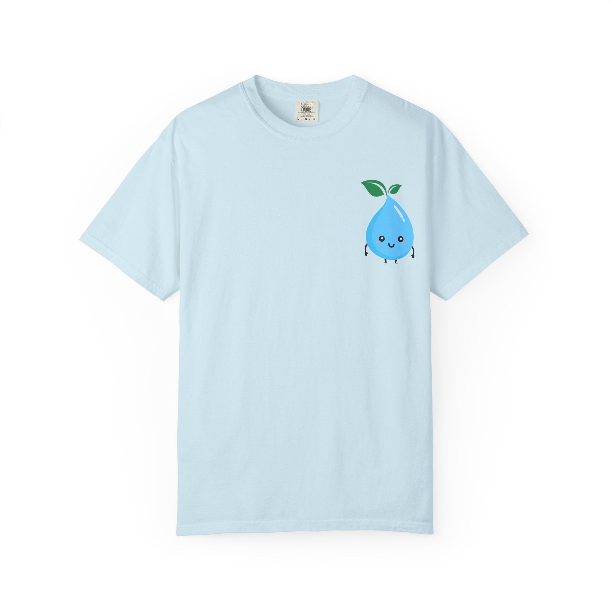Cute Water Drop Unisex T-Shirt - Eco-Friendly Graphic Tee