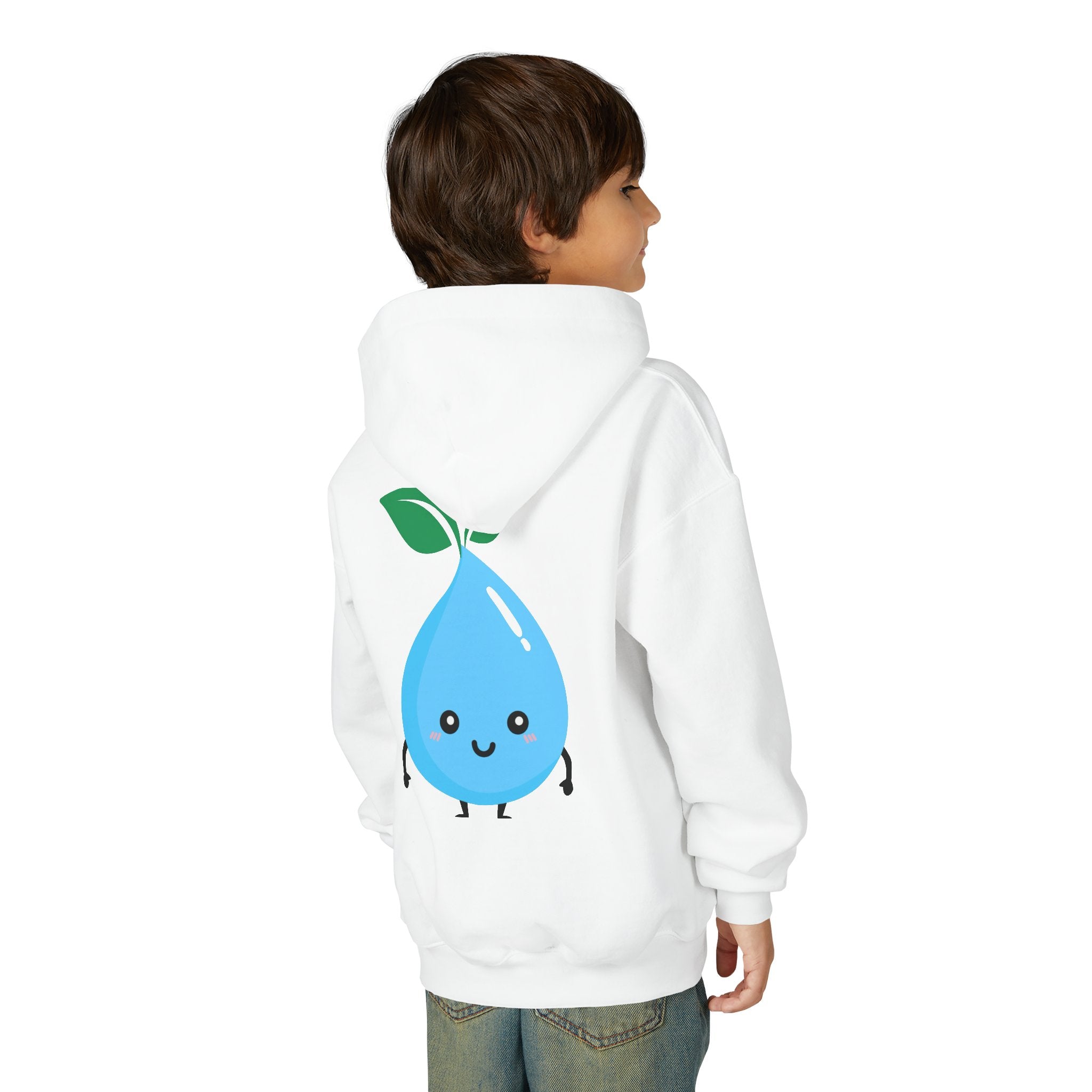Cute Water Drop Youth Hoodie