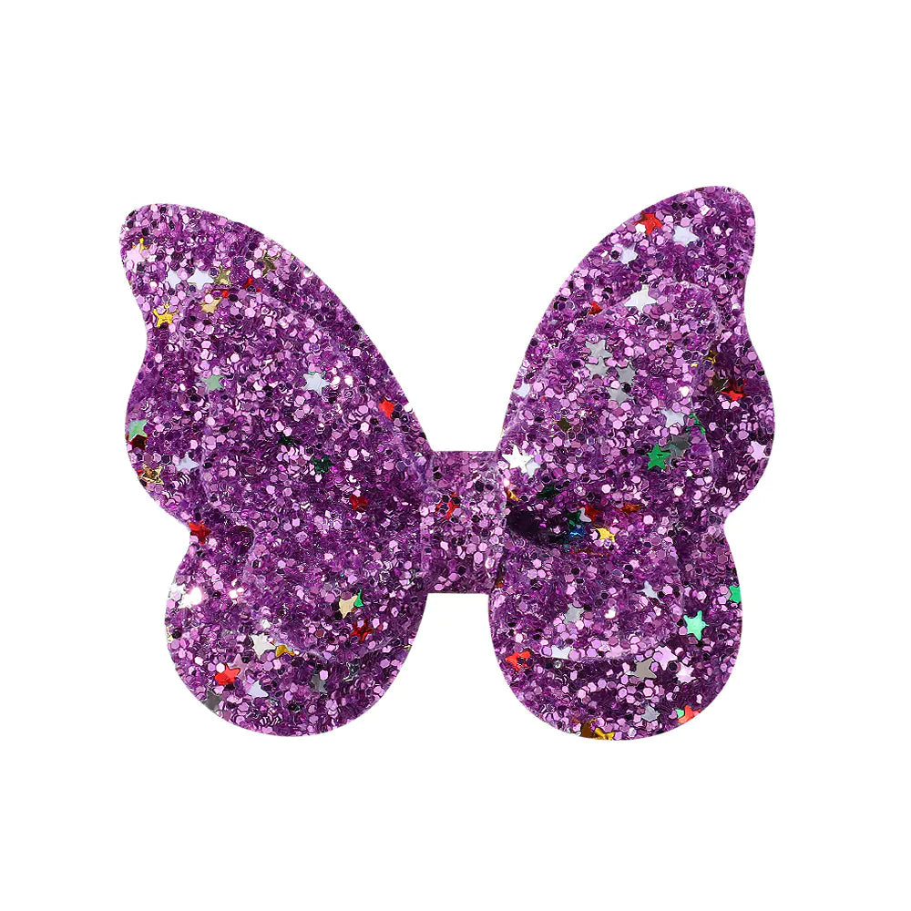 New Gradient Bow Hair Clips for Kids (Baby Hair Accessories)