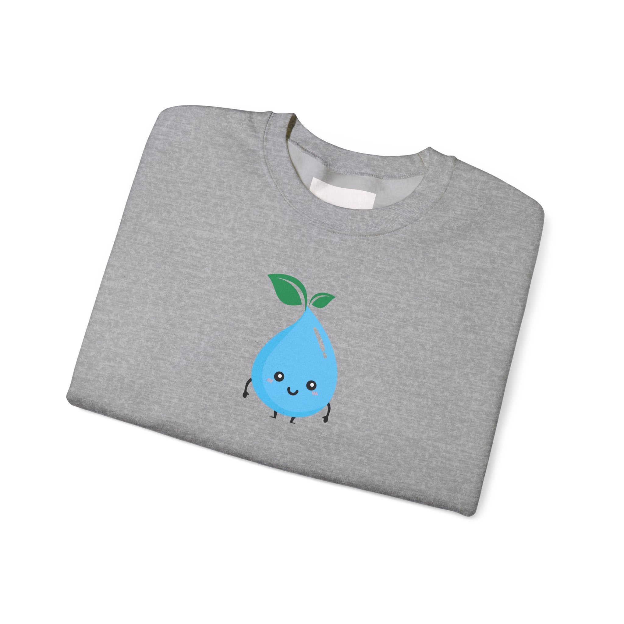 Cute Water Drop Crewneck Sweatshirt