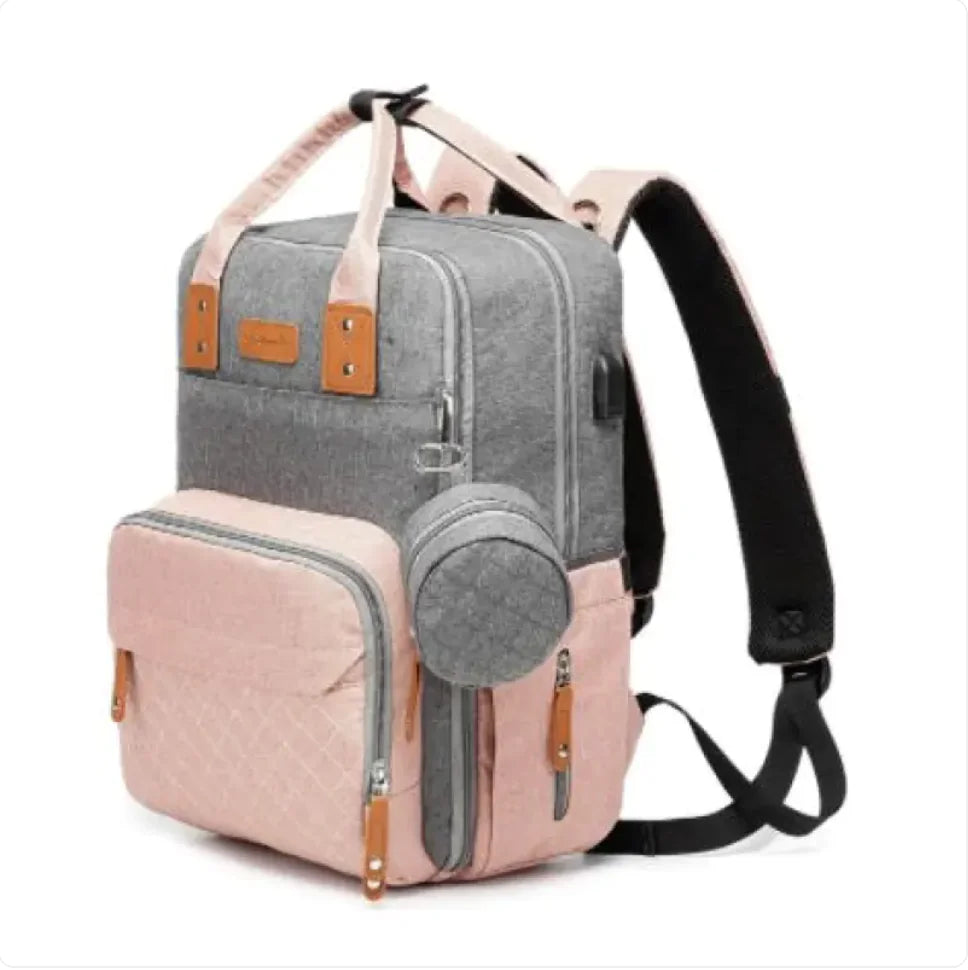 Versatile Max-Capacity Stain-Resistant Mommy Bag