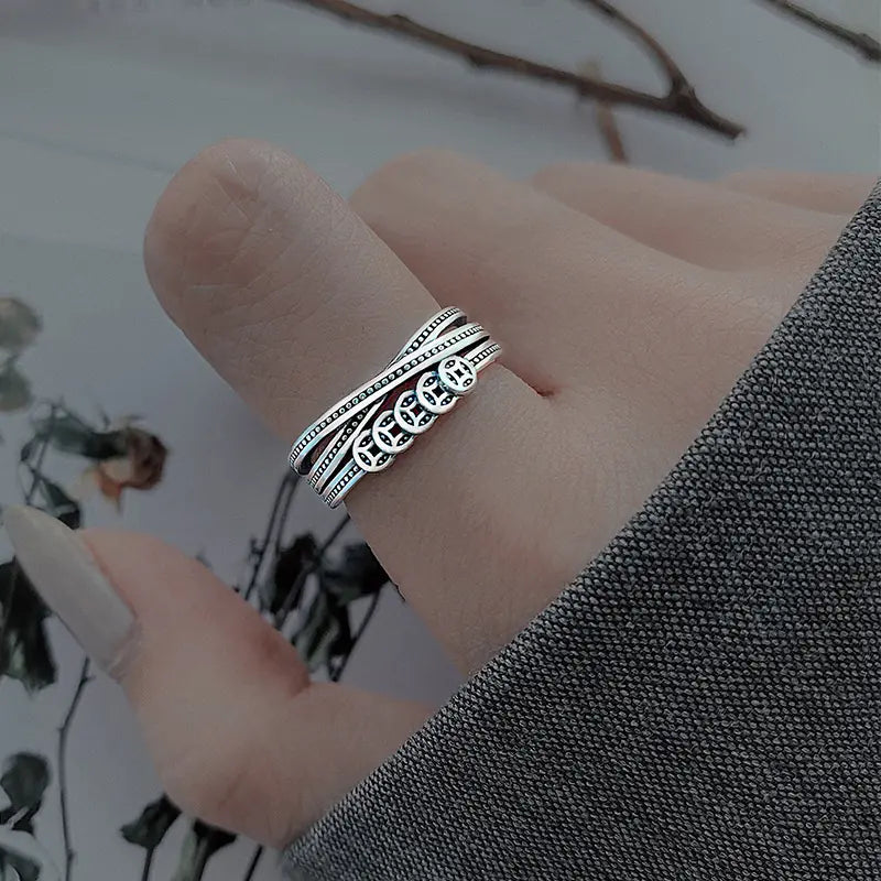 Vintage Wide Rings for Men and Women