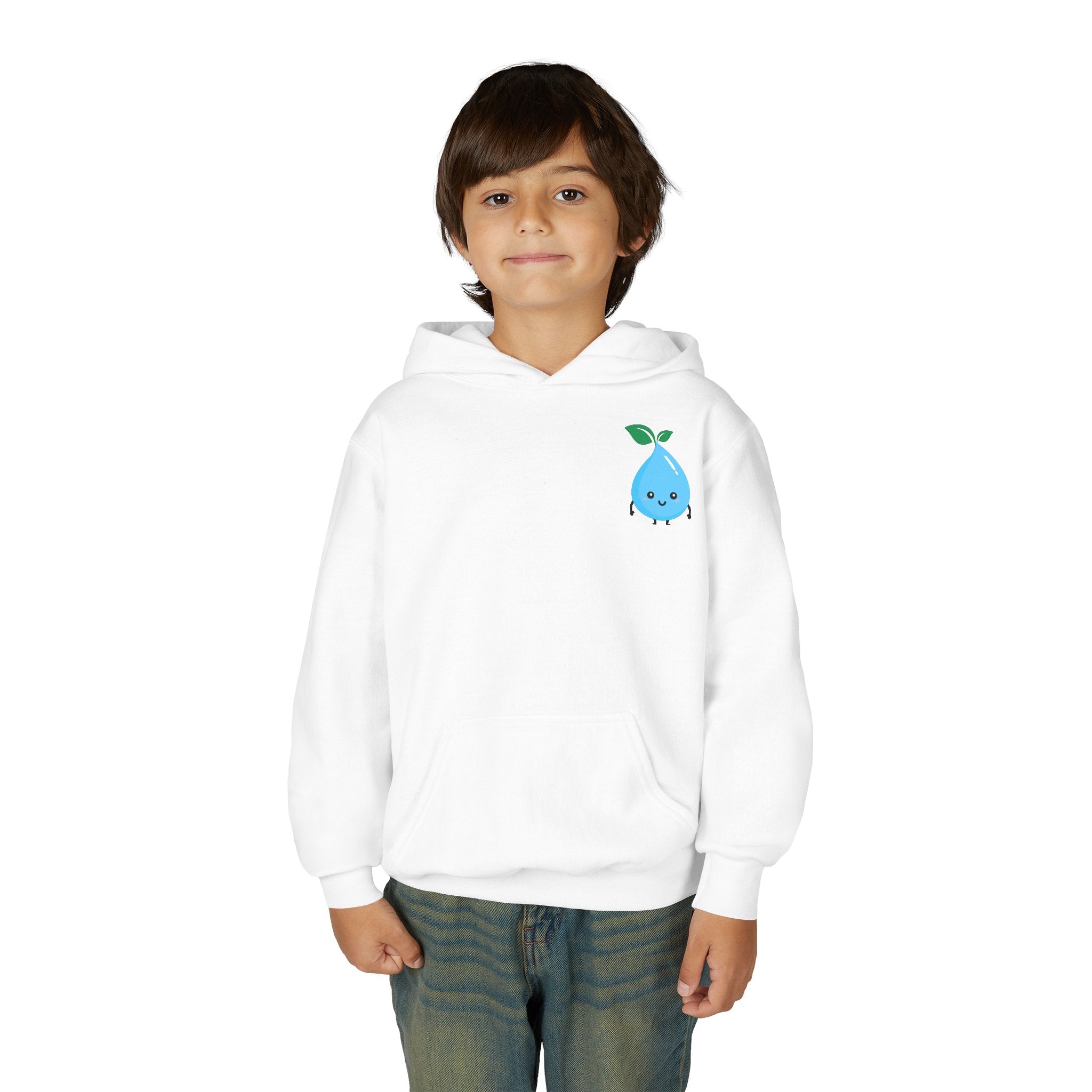 Cute Water Drop Youth Hoodie