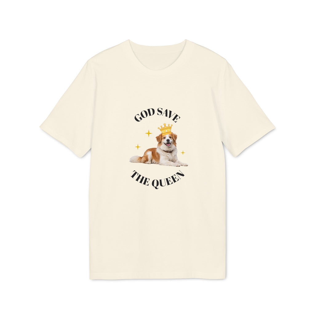 God Save The Queen T‑Shirt — Cute Crowned Dog Graphic Tee