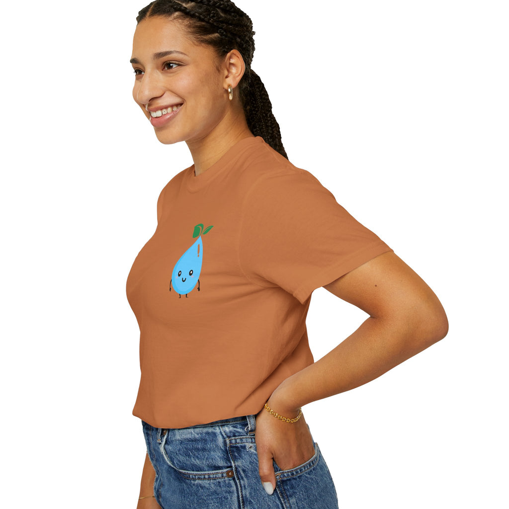 Cute Water Drop Unisex T-Shirt - Eco-Friendly Graphic Tee