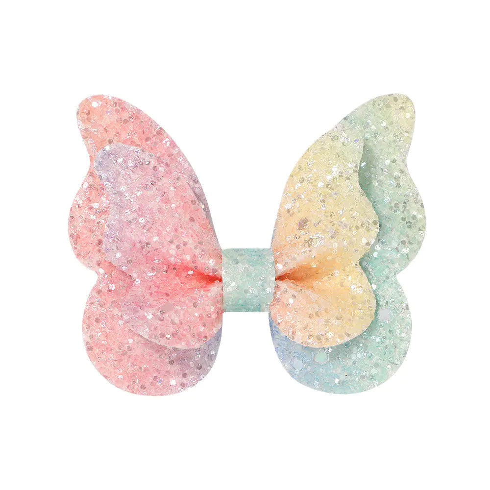 New Gradient Bow Hair Clips for Kids (Baby Hair Accessories)