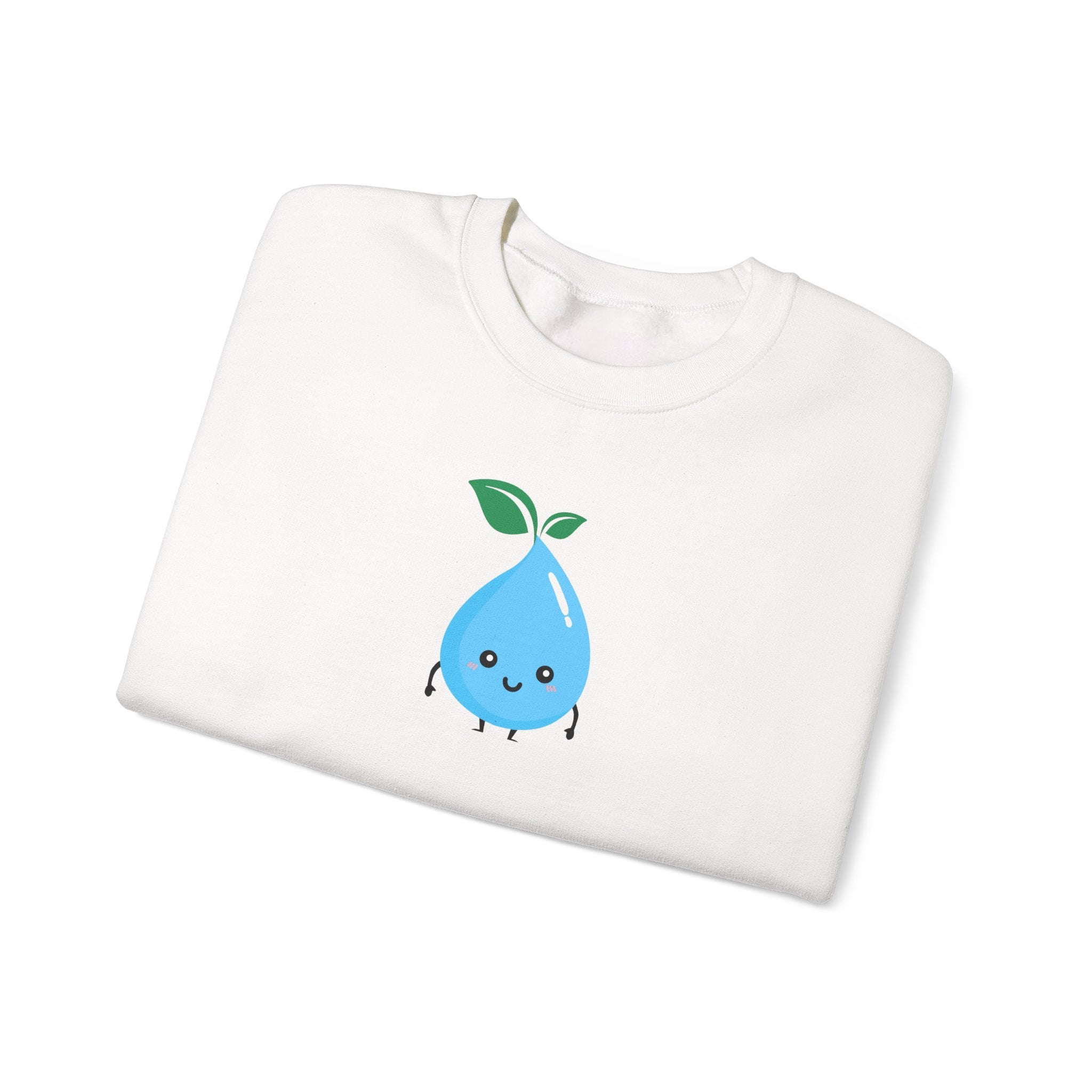 Cute Water Drop Crewneck Sweatshirt