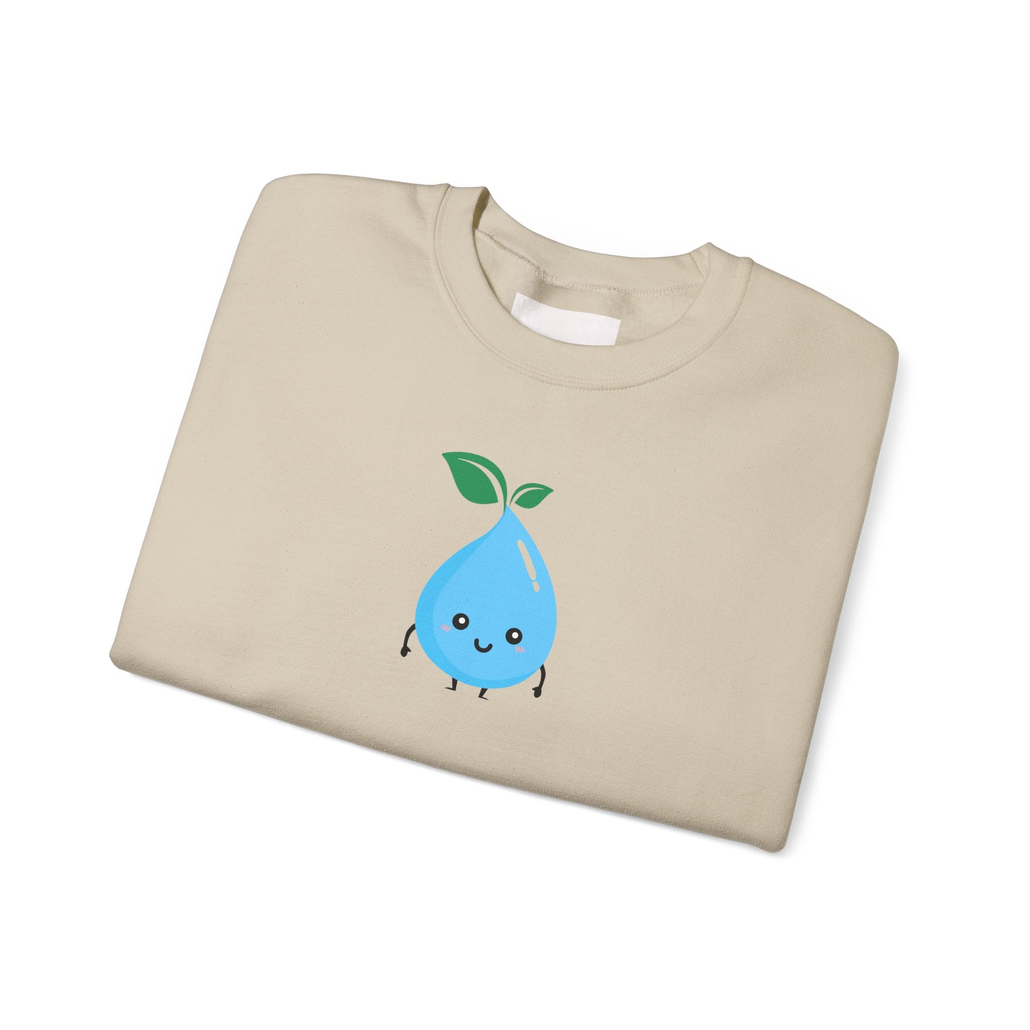Cute Water Drop Crewneck Sweatshirt