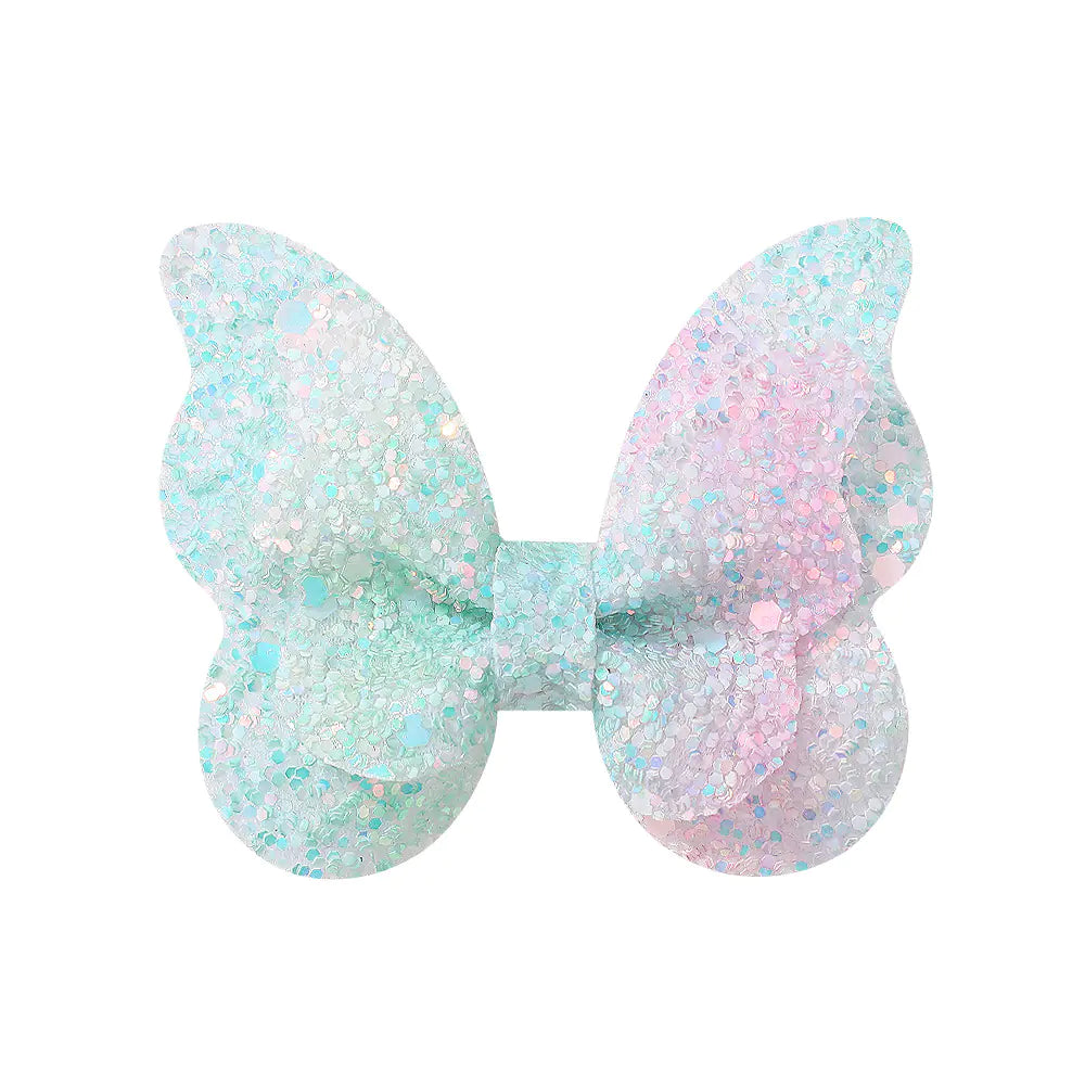 New Gradient Bow Hair Clips for Kids (Baby Hair Accessories)