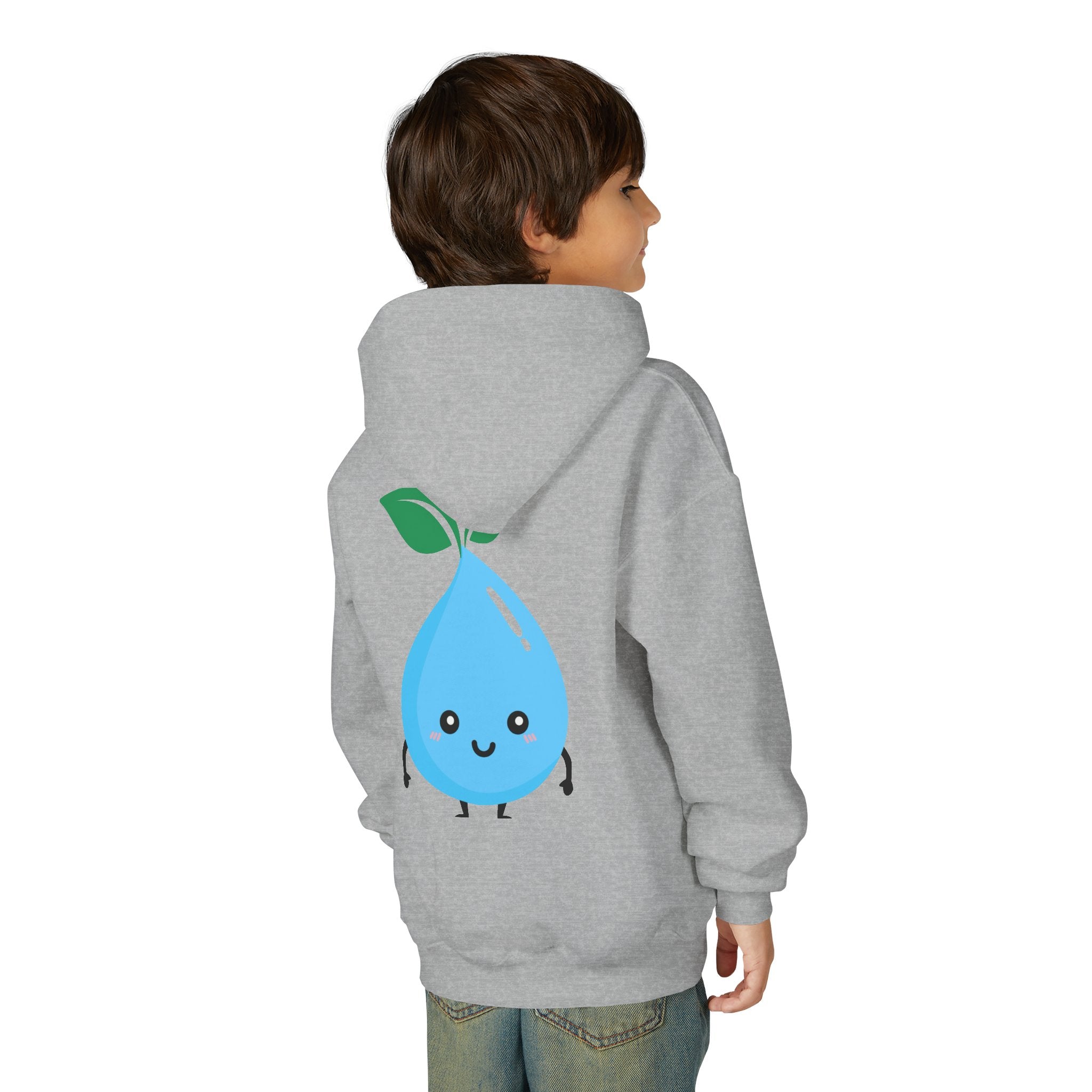 Cute Water Drop Youth Hoodie