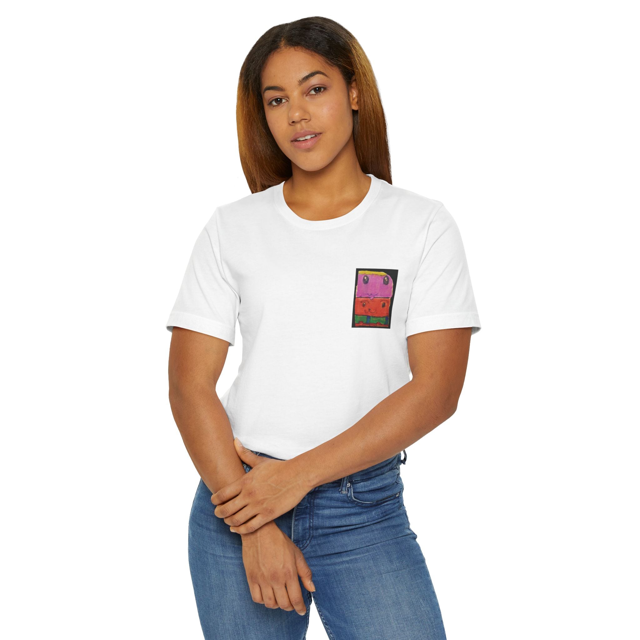 Besties T-Shirt | Colorful Pocket Watermelon Illustration
