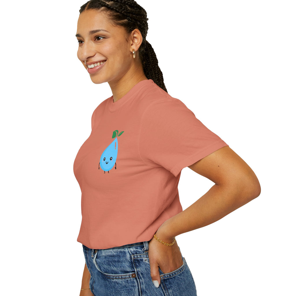 Cute Water Drop Unisex T-Shirt - Eco-Friendly Graphic Tee