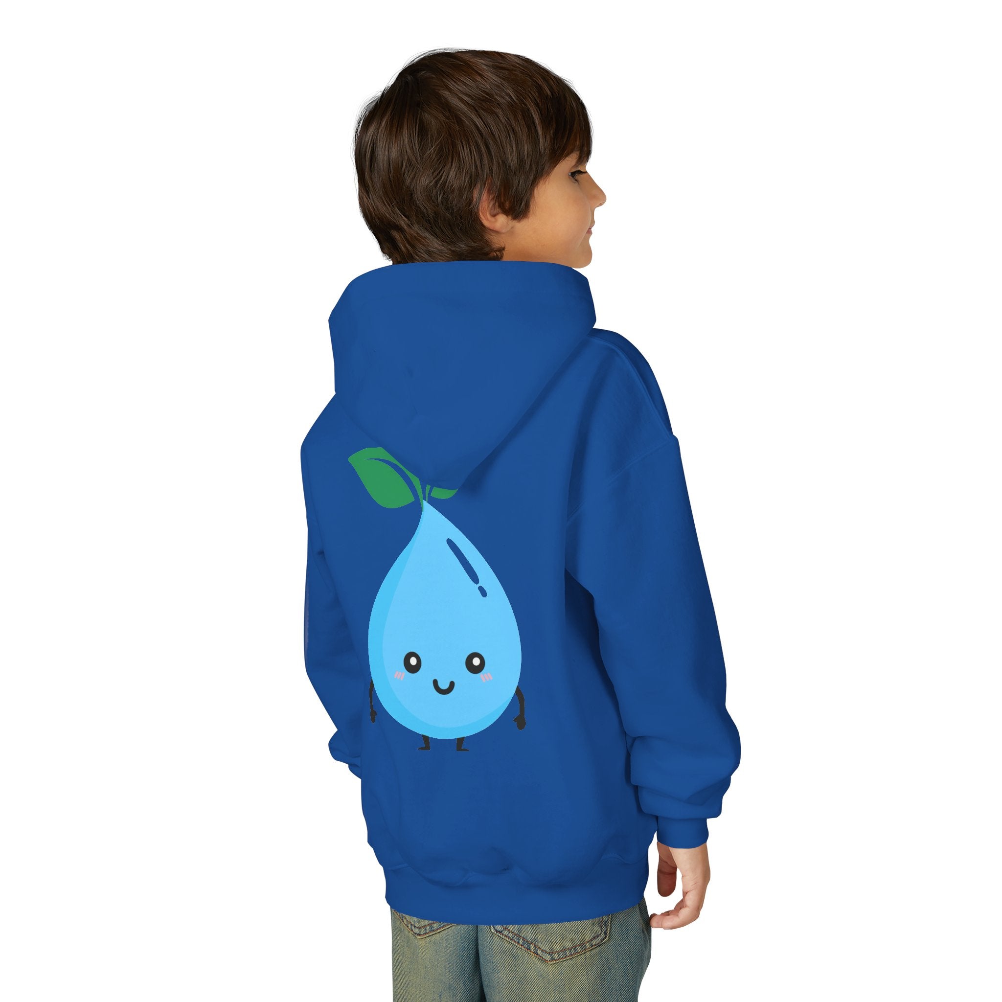 Cute Water Drop Youth Hoodie