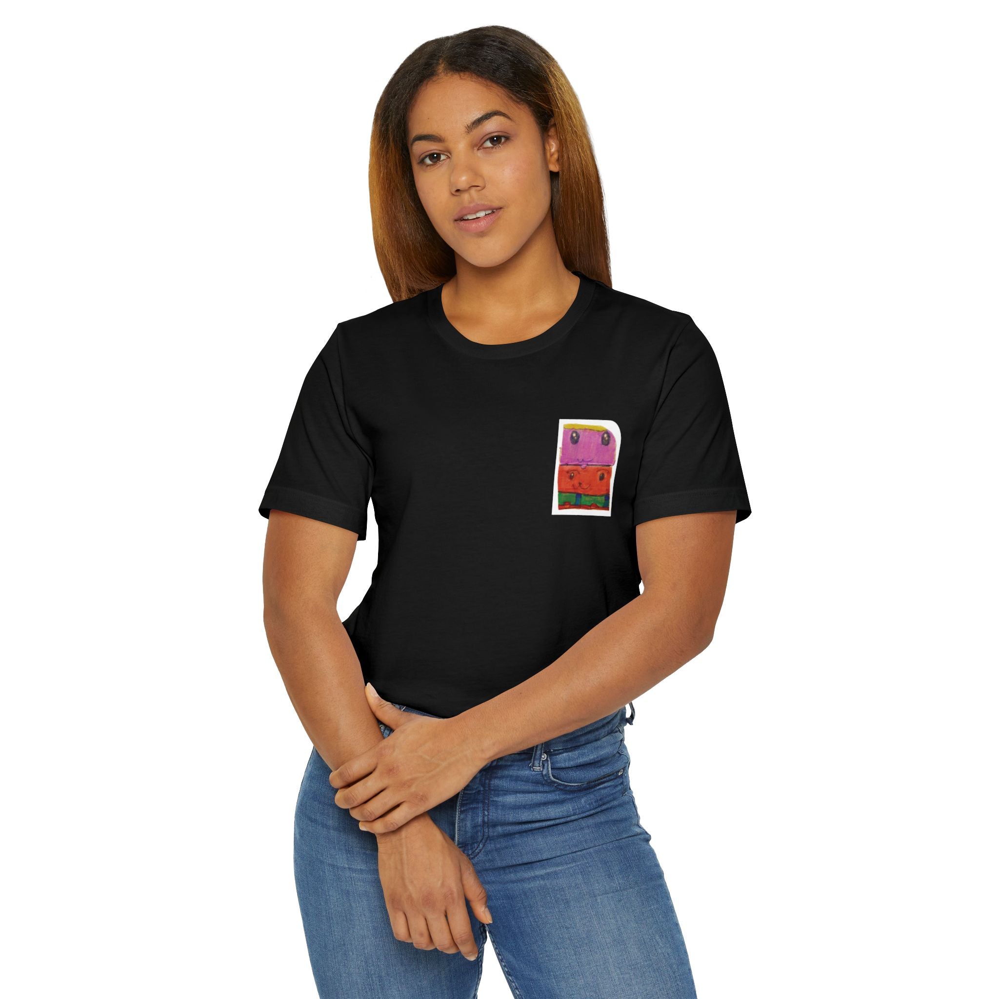 Besties T-Shirt | Colorful Pocket Watermelon Illustration