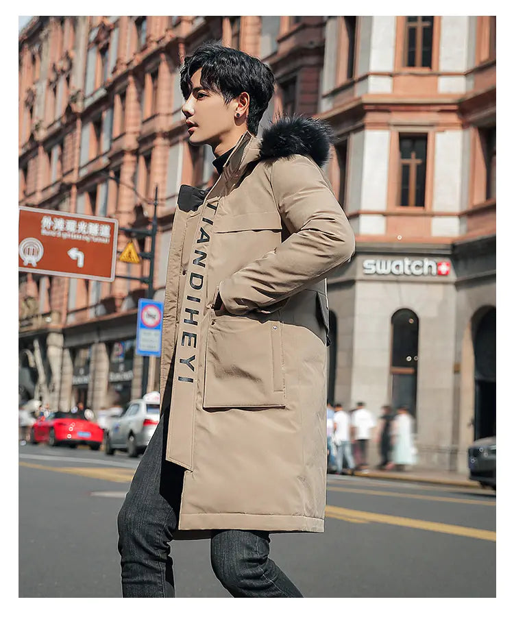 Men's Hooded Winter Cotton Coat