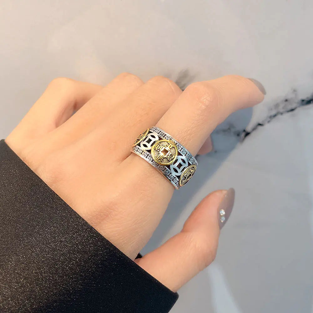 Vintage Wide Rings for Men and Women