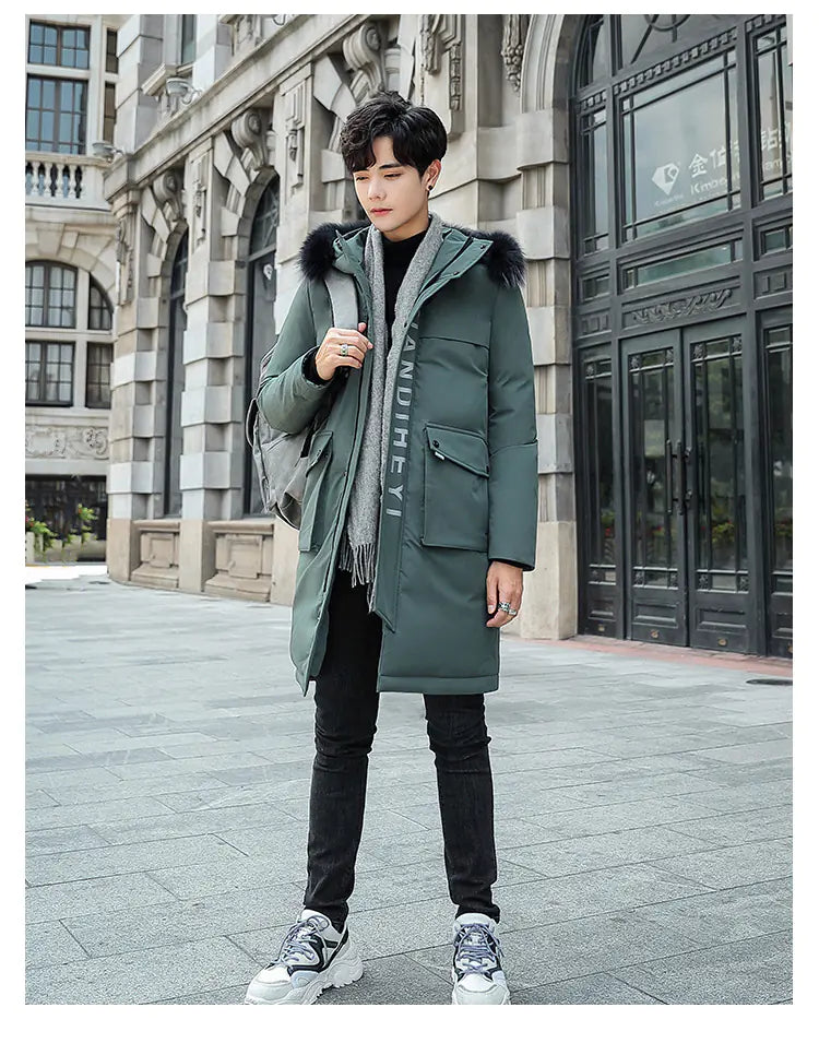 Men's Hooded Winter Cotton Coat
