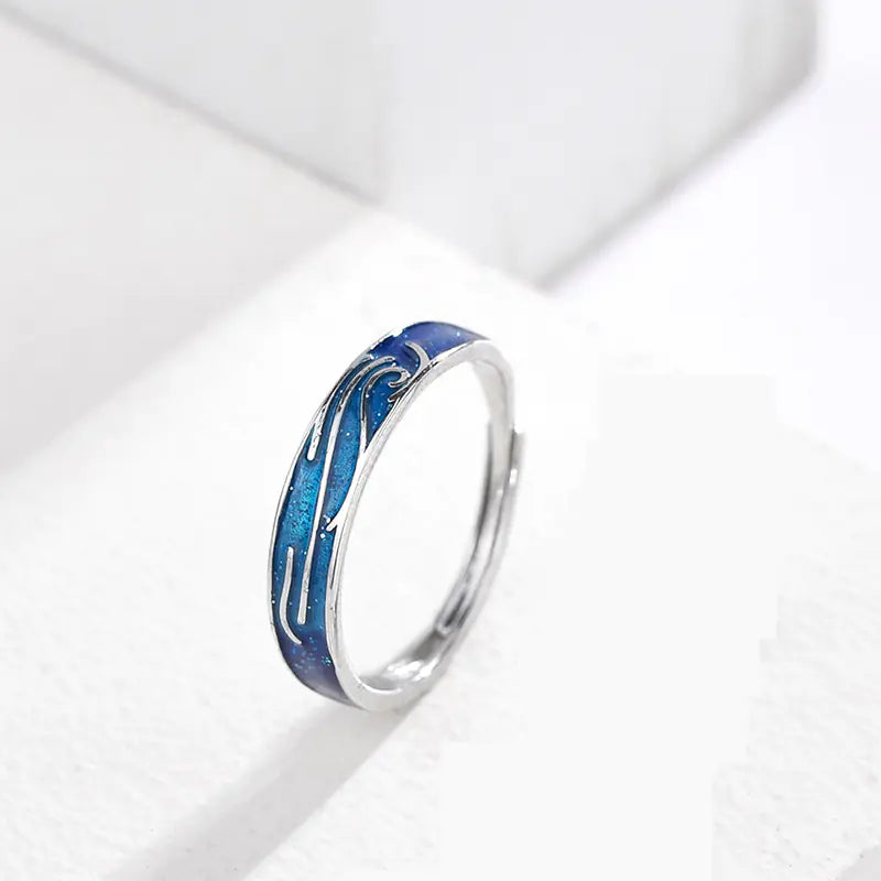 Original Deep-sea Fish Couple Rings Set