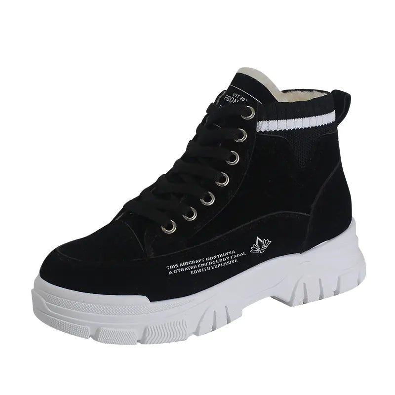 Winter Women's Warm Thick Cotton High-Top Shoes