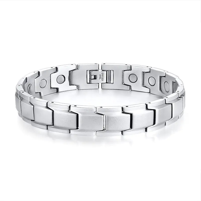 Adjustable Men's Steel Magnetic Bracelet