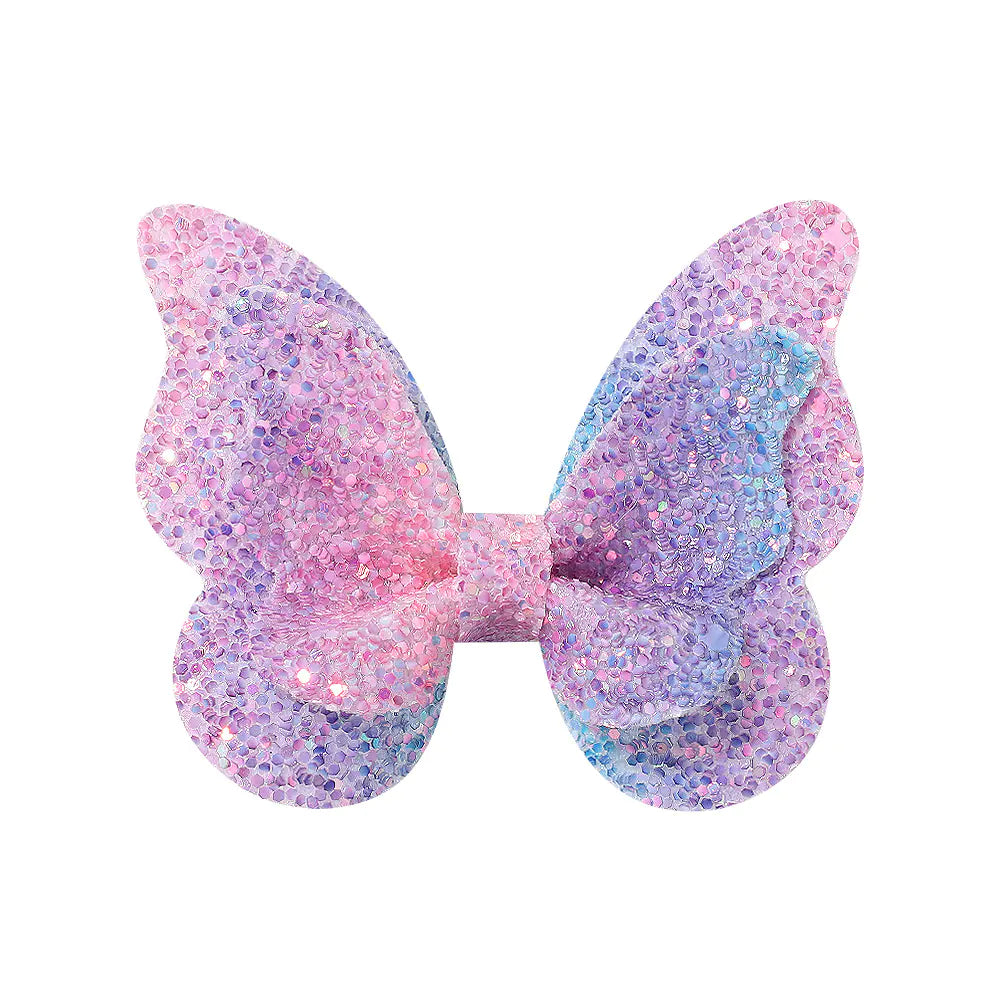 New Gradient Bow Hair Clips for Kids (Baby Hair Accessories)