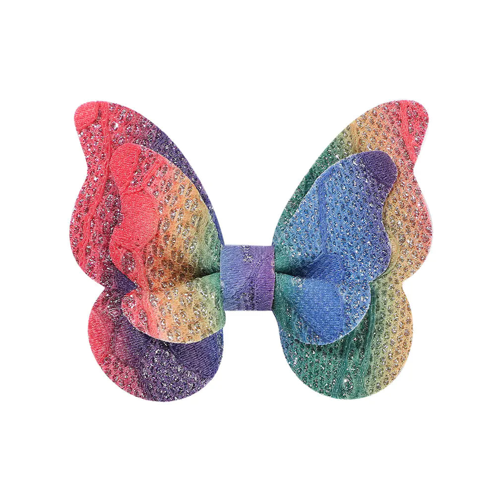 New Gradient Bow Hair Clips for Kids (Baby Hair Accessories)