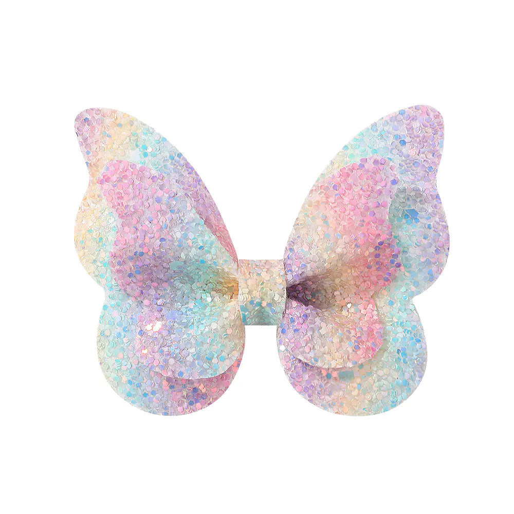New Gradient Bow Hair Clips for Kids (Baby Hair Accessories)