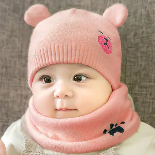 Toddler Cozy Cap & Scarf Combo