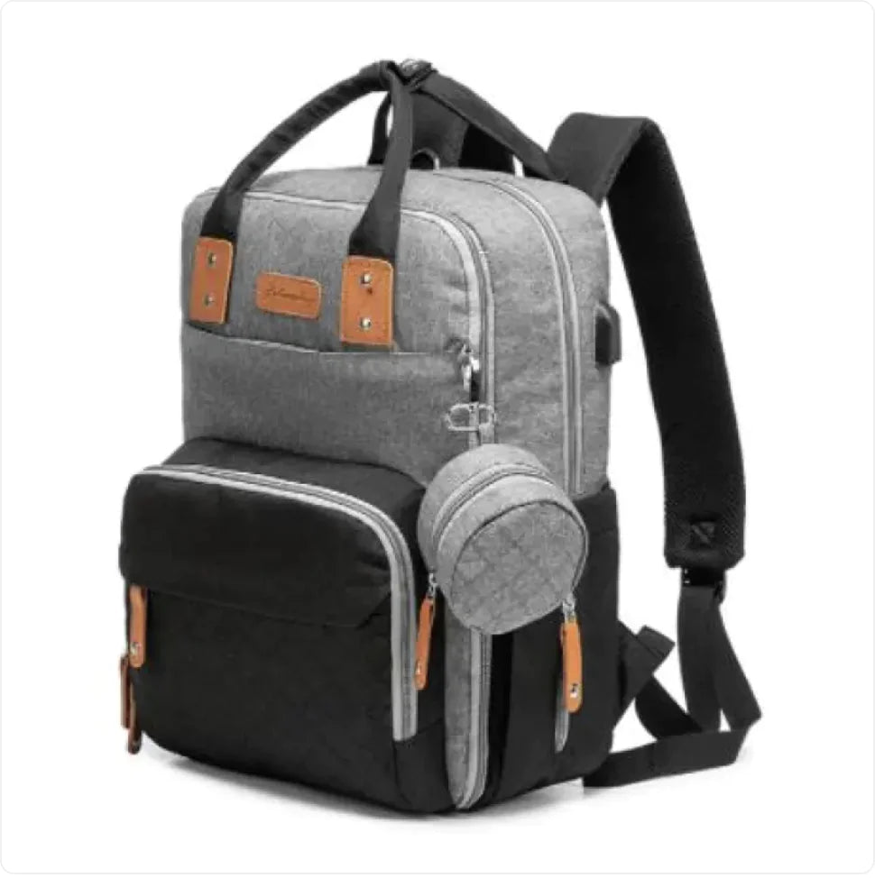 Versatile Max-Capacity Stain-Resistant Mommy Bag