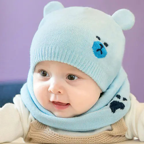 Toddler Cozy Cap & Scarf Combo