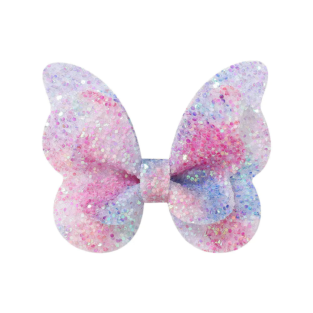 New Gradient Bow Hair Clips for Kids (Baby Hair Accessories)