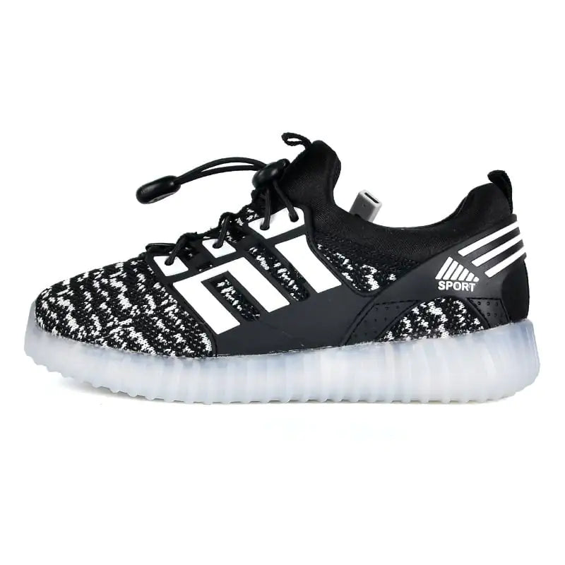 Kids' GlowStride USB Rechargeable Sneakers