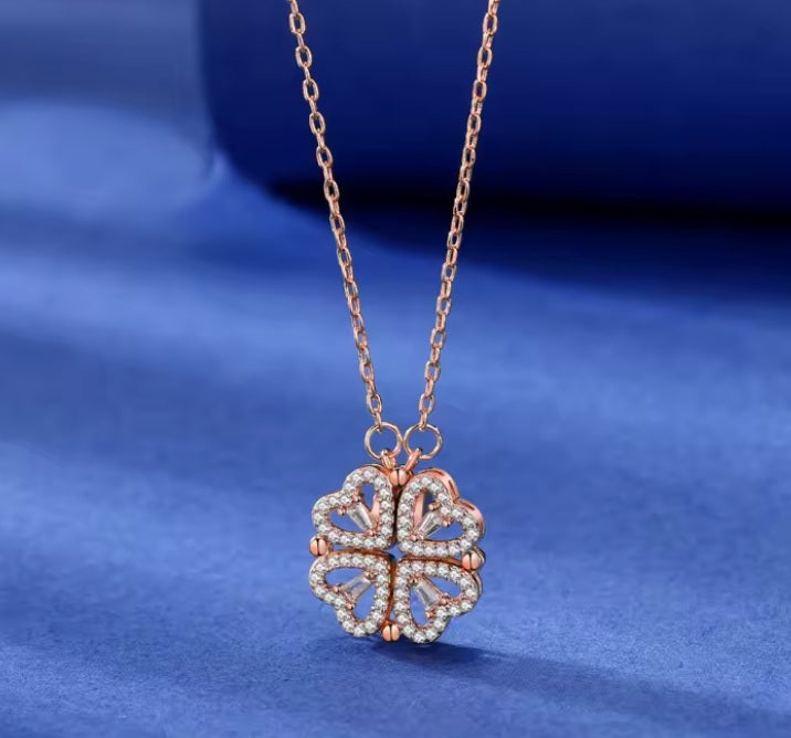 Four-Leaf Clover Double-Wear Necklace