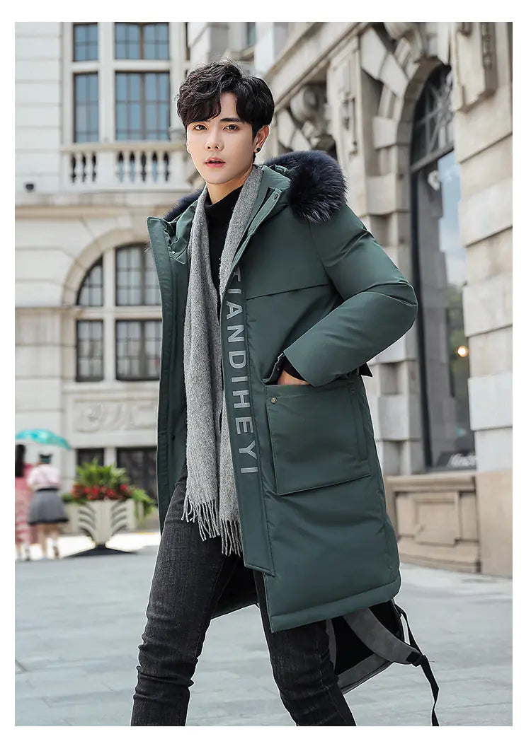 Men's Hooded Winter Cotton Coat