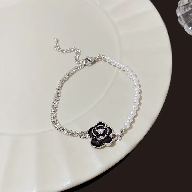 Camellia Pearl Bracelet for Women